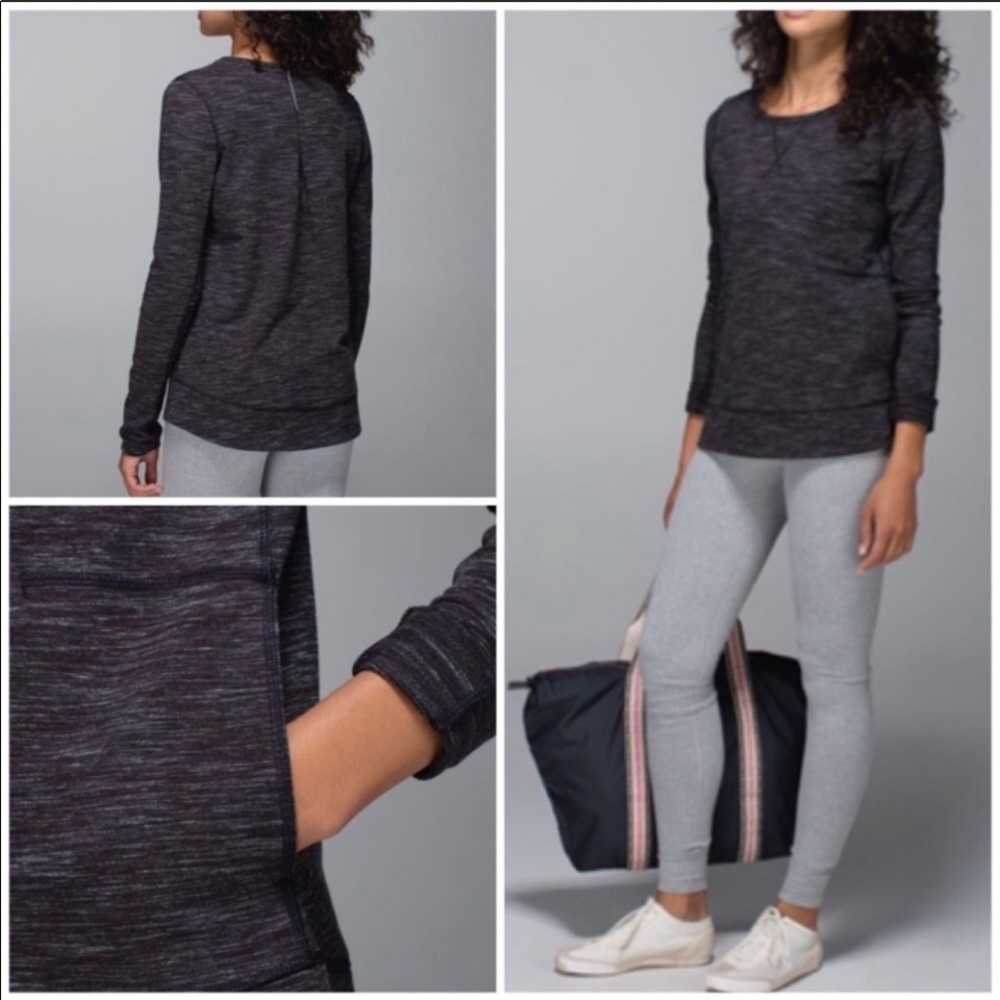 Lululemon Exhalation Gray Pullover - image 2